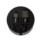 Кабель Hoco U23 microUSB - USB черный