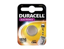 Элемент литиевый Duracell CR1616 (1-BL) 1шт