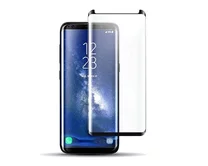 Защ. стекло Samsung S8 3D Full mini size черное