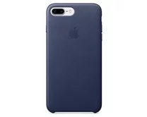 Чехол iPhone 7/8 Plus Leather Case copy в упак (темно-синий)