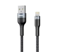 яяяКабель Remax RC-064i Sury 2 Series Lightning - USB черный, 1м