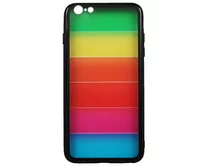 Чехол iPhone 6/6S Plus Rainbow Case (черный)