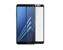 Защ. стекло Samsung A8 2018 Full черное