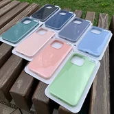 Чехол iPhone 11 Liquid Silicone FULL (красный)