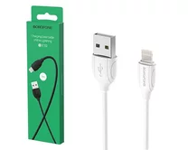 Кабель Borofone BX19 Lightning - USB белый, 1м