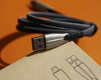 Кабель Kstati KS-002 Lightning - USB черный, 1м