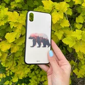 Чехол iPhone 6/6S KSTATI Glass Wild Art