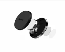 яяяАвт. держатель Baseus Small Ears Series Magnetic Suction bracket черный