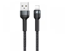 Кабель Remax RC-124i Lightning - USB черный