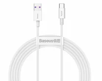 Кабель Baseus Superior Series Fast Charging Type-C - USB 66W белый, 1м