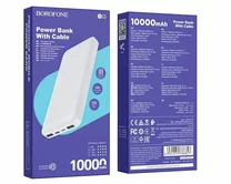 Внешний АКБ 10000 mAh Borofone BJ3 Minimalist белый