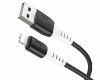 Кабель Hoco X82 Lightning - USB черный, 1м