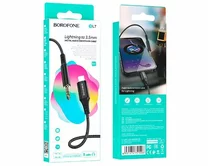 AUX Borofone BL7 Lightning - 3.5мм, 1м, черный