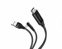 Кабель McDodo CA-6400 Lightning to HDMI черный, 2м