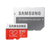 Карта памяти MicroSD Samsung Evo Plus 32GB cl10 U1 + SD, 20/95 MB/s