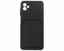 Чехол Samsung A04 TPU CardHolder (черный)