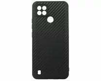 Чехол Realme C21 Carbon (черный)