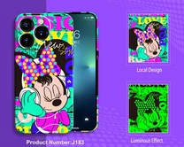 Чехол iPhone 14 Pro LUXO Minnie (J183)