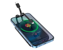 Внешний АКБ 10000 mAh Hoco J92 wireless charging черный