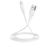 Кабель Borofone BX18 Lightning - USB белый, 3м