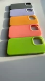 Чехол iPhone 15 Soft Silicone (салатовый)