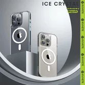 Чехол iPhone 12/12 Pro KUVETE Ice Crystal MagSafe (прозрачный)