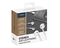 Стереогарнитура Deppa Stereo Air Lightning, белый