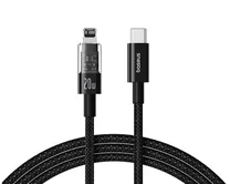 Кабель Baseus Gem Fast Charging Data Cable Type-C - Lightning PD 20W черный, 1м