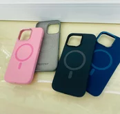 Чехол iPhone 16 NY Metal Silicone (синий)