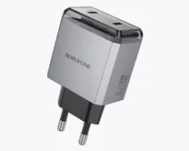 СЗУ-2USB-C Borofone BN21, PD40W, серый