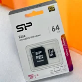 Карта памяти MicroSD Silicon Power Elite 64GB cl10 + SD