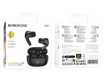 Bluetooth стереогарнитура Borofone FQ1 ANC+ENC черные