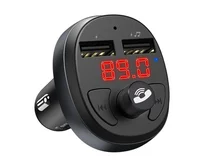 FM Modulator Hoco E41 Bluetooth, 2USB, microUSB, черный